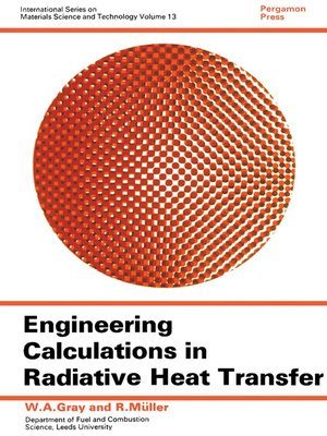 cover image of Engineering Calculations in Radiative Heat Transfer